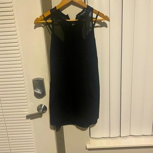 Black mini dress